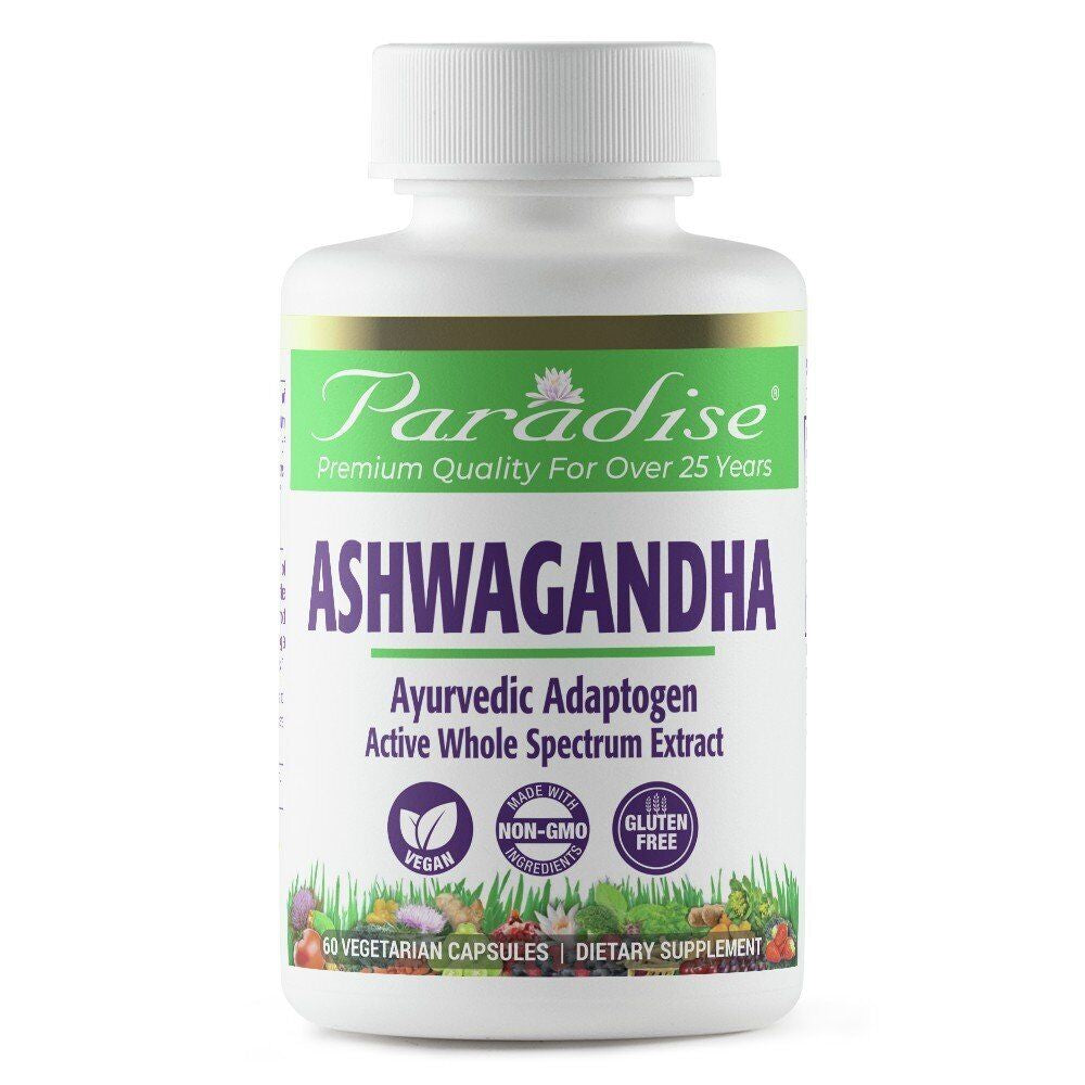 Paradise Herbs Ashwagandha Organic 60 Vegcap