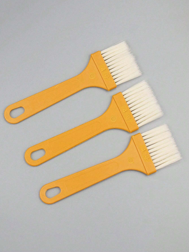 5-Pack Set - Plastic Oil Brush - Hard Bristle Brush for BBQ & Baking - NEW