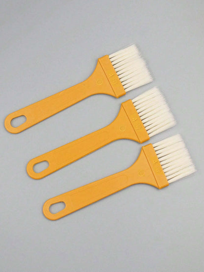 5-Pack Set - Plastic Oil Brush - Hard Bristle Brush for BBQ & Baking - NEW