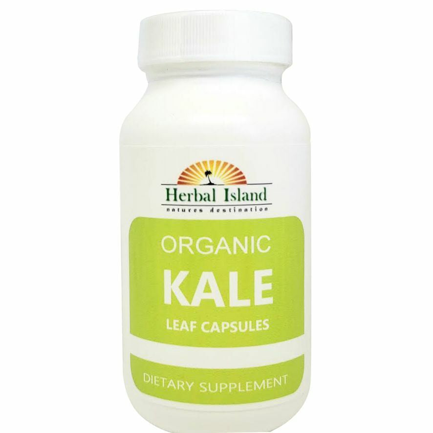 Kale Powder Capsules -500Mg Each -(Brassica Oleracea) Organic Natural Superfood