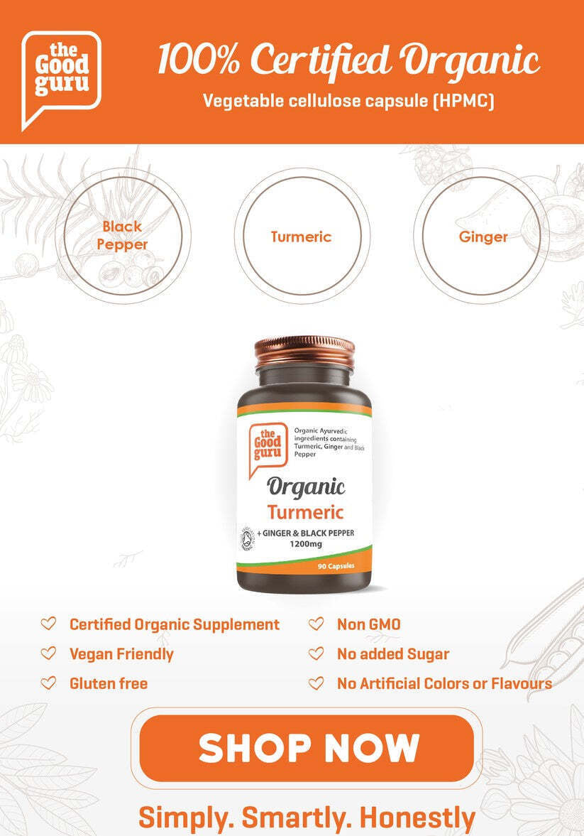 The Good Guru ORGANIC Turmeric + Organic Ginger & Black Pepper