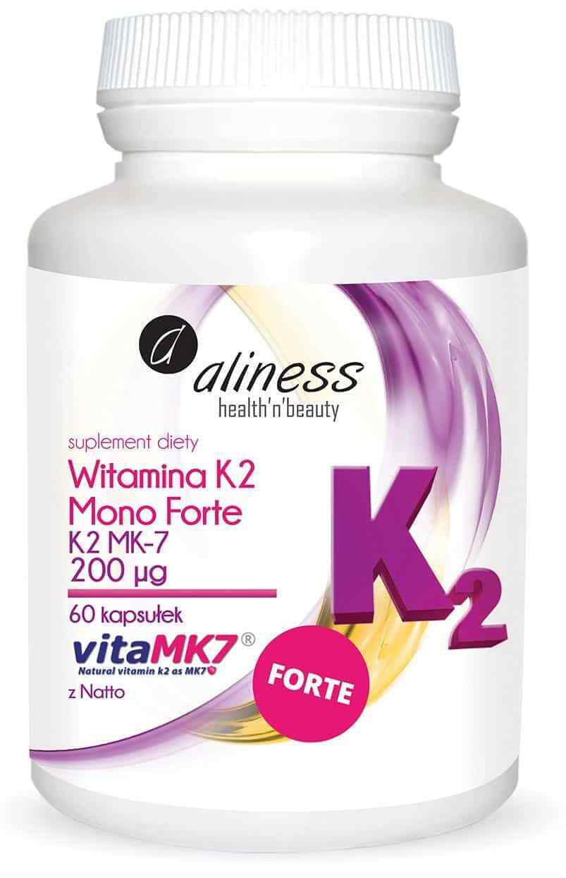 ALINESS Vitamin K2 Monoforte MK-7 200Μg from Natto 60Cap