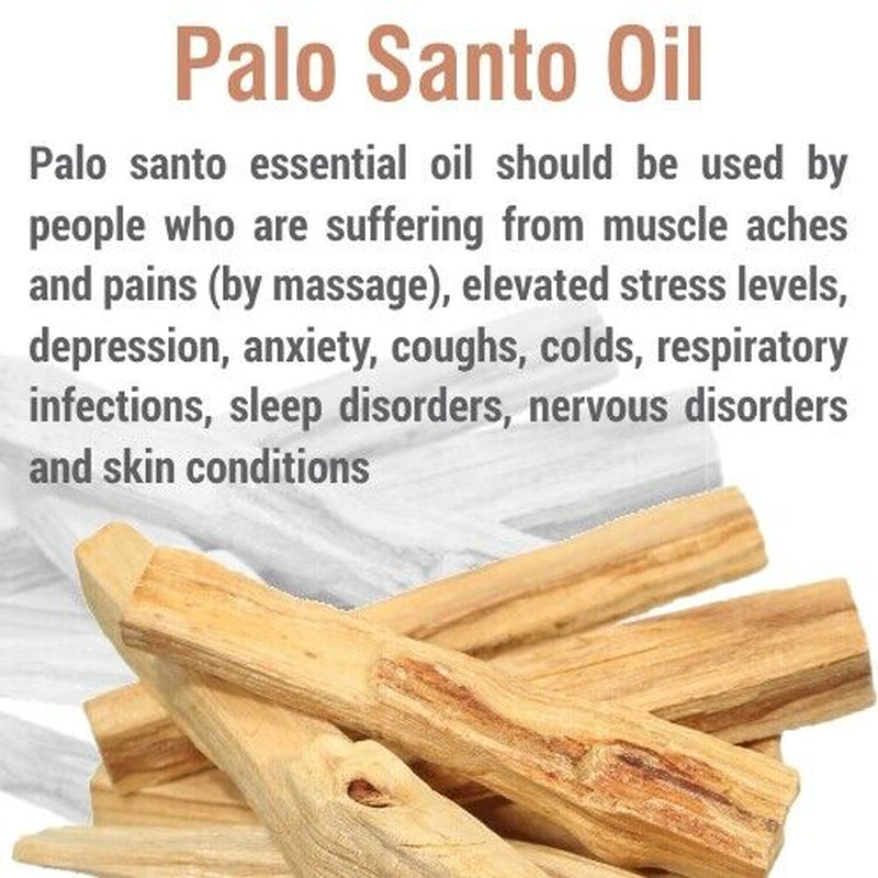 Palo Santo 100% Pure & Natural Essential Oil - [10Ml - 25 Ltr].