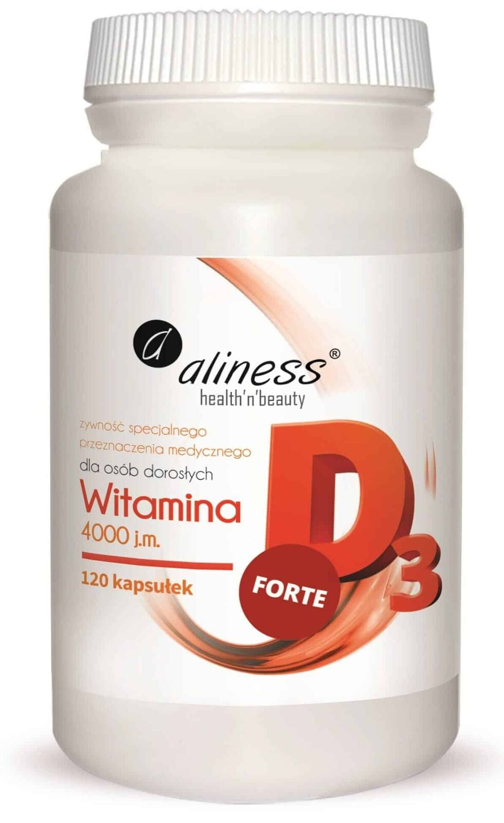 ALINESS Vitamin D3 FORTE 4000 J.M. 120 Capsules