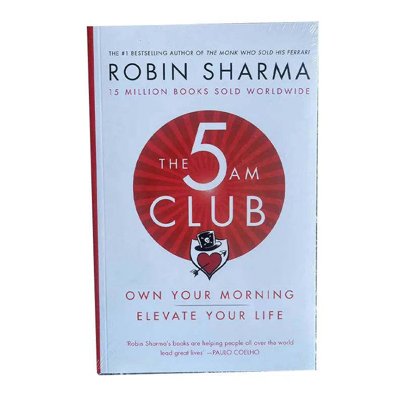 The 5AM Club by Robin Sharma Own Your Morning Elevate Your Life English Book