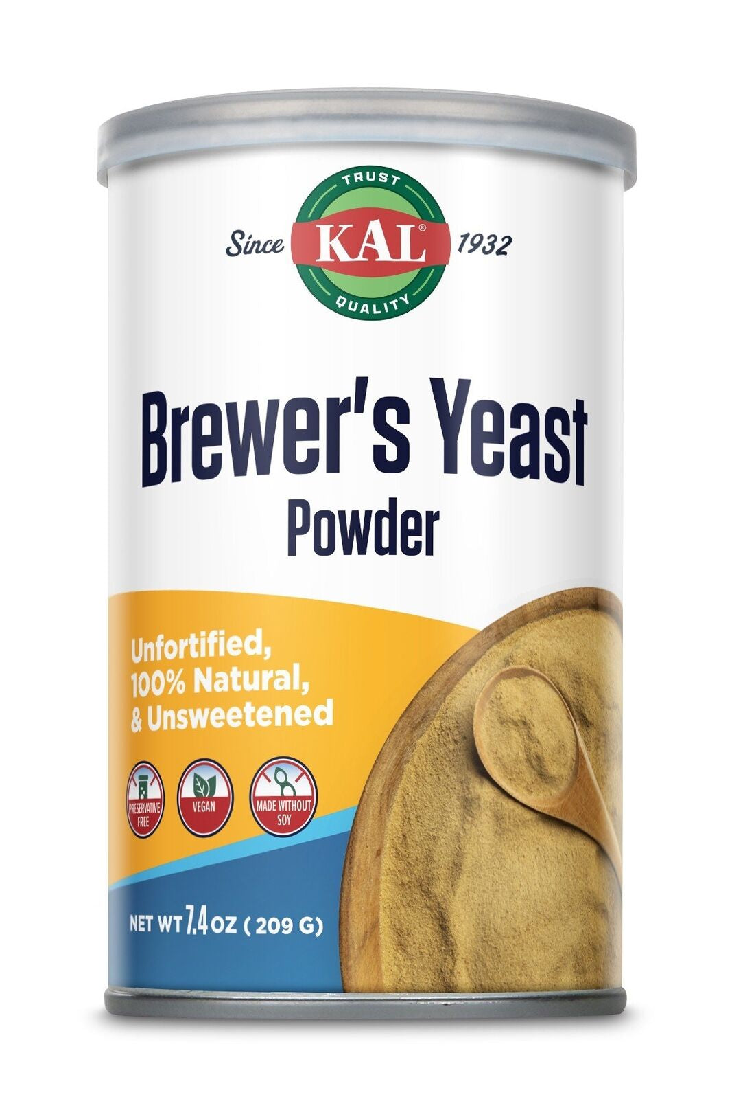 Kal Brewer'S Yeast 7.4 Oz Powder