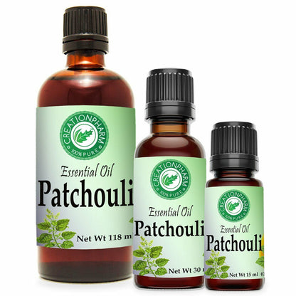 Patchouli Essential Oil 30 Ml (1 Oz) from Creation Pharm Premium 100% Pure -Acei