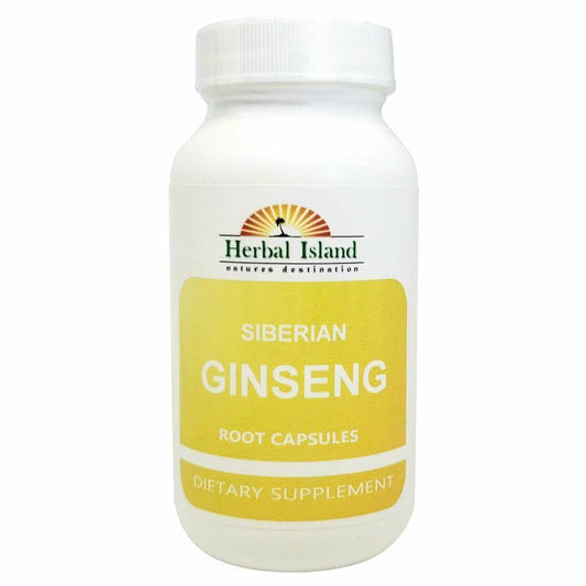 Ginseng - Siberian - Eleuthero Root Powder Capsules 500Mg Each ( Free  )