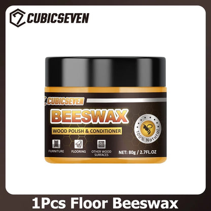 Natural Furniture Polishing Beeswax Wooden Floor Cleaning Waterproof Wax Maintenance Polished Brighten Care Wax