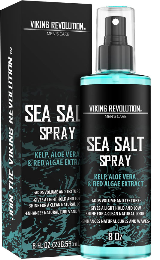 Sea Salt Spray -Hair Texturizing Spray with Kelp, Aloe Vera & Red (can be used for men and women)