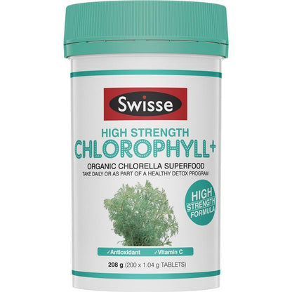 Swisse Chlorophyll+ 1000Mg 200 Tablets