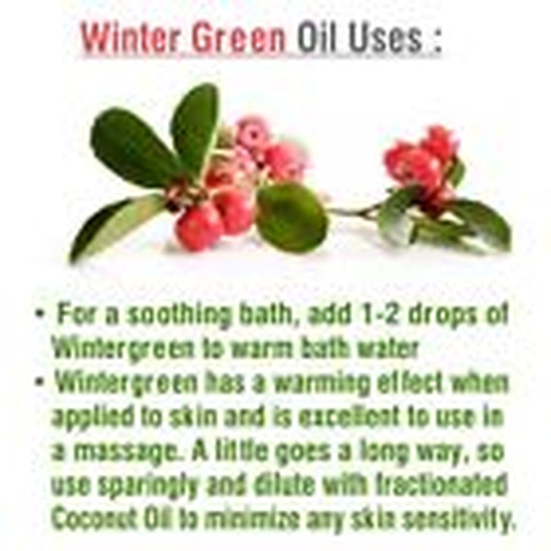 Winter Green (Gaultheria Procumb)100% Pure & Natural Essential Oil [10Ml-5000Ml]