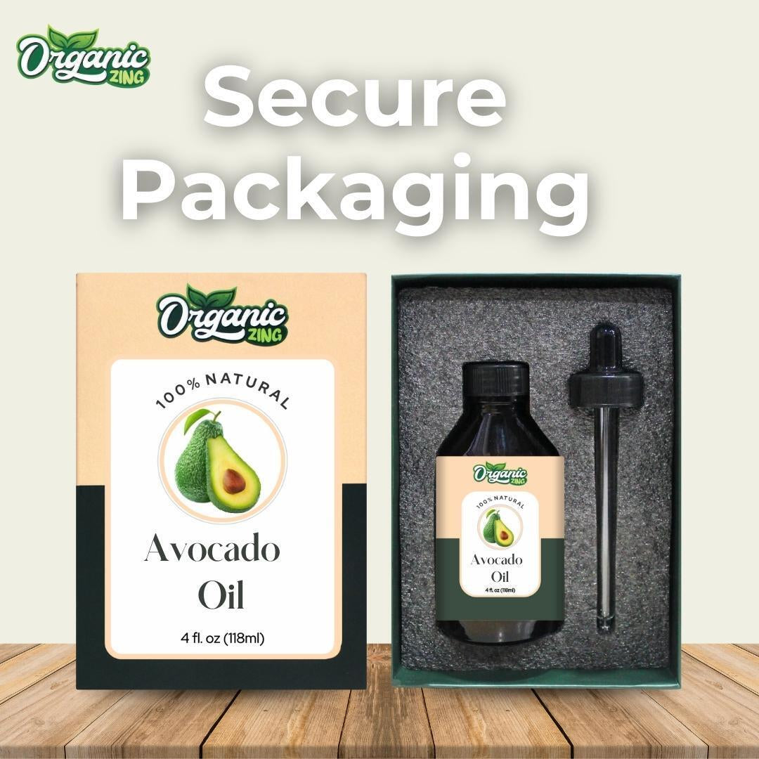 Organic Avocado 100% Pure & Natural Carrier Oil - {118Ml/3.99 Fl Oz}.