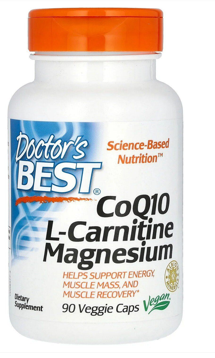 Doctors Best Coq10 L-Carnitine Magnesium 90 Vegcap