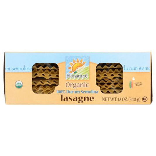 Organic Pasta Lasagna 12 Oz by Bionaturae