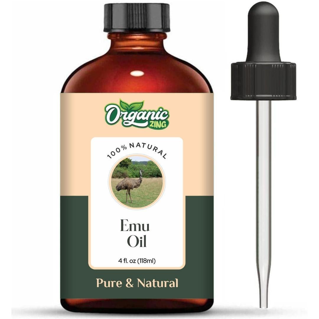 Organic Emu 100% Pure & Natural Carrier Oil - {118Ml/3.99 Fl Oz}