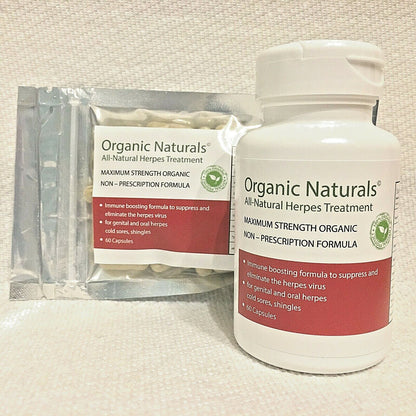 All-Natural Herpes- by Organic Naturals - 60 Capsules