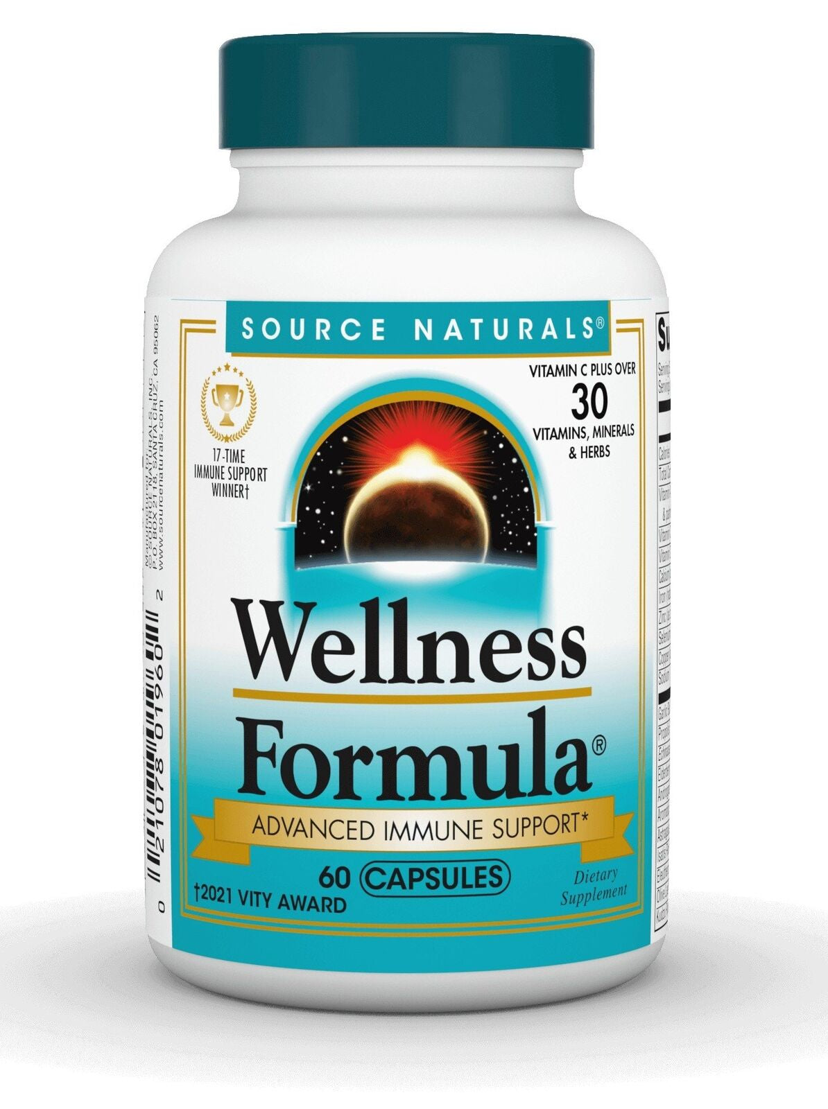 Source Naturals, Inc. Wellness Formula (CA Formula) 60 Capsule