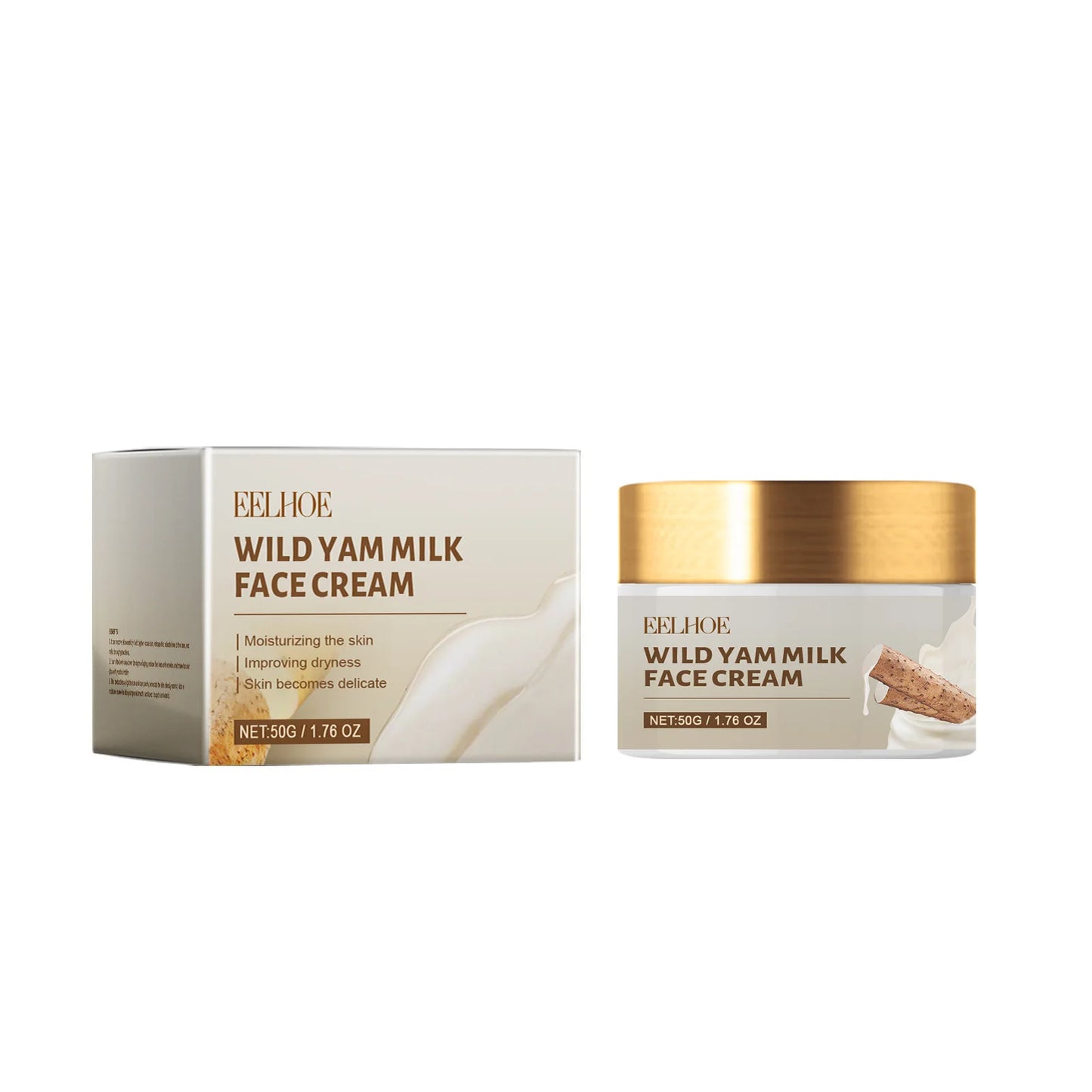 Wild Yam Face Cream Moisturizing Skin Care Rejuvenate the Face Firming Repair Deep Nourish Milk White Rice Facial Toner