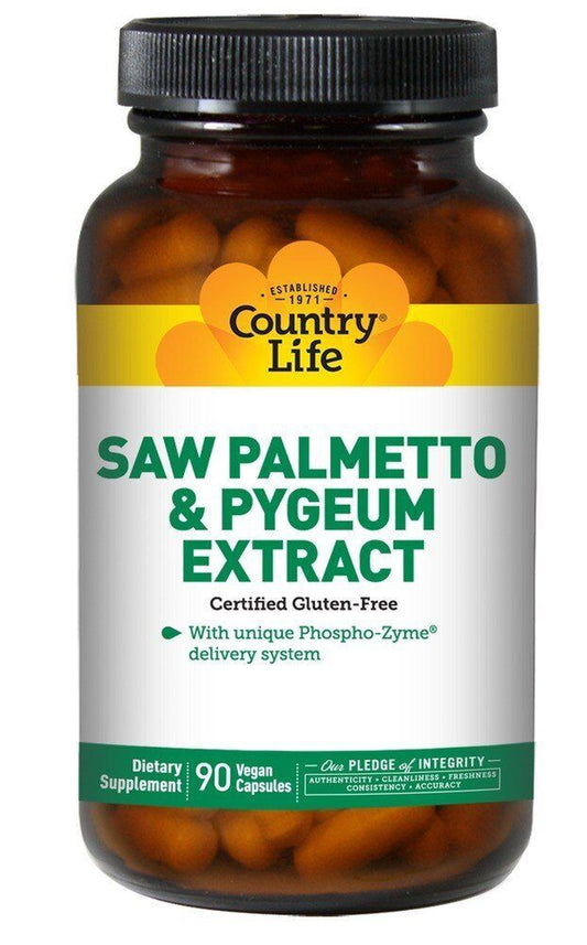 Country Life Saw Palmetto & Pygeum 90 Vegcap