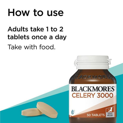 Blackmores Celery 3000 50 Tablets