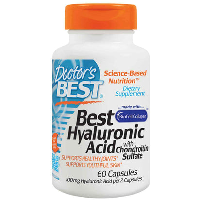 Doctor'S Best Hyaluronic Acid + Chondroitin Sulfate 60 Capsules