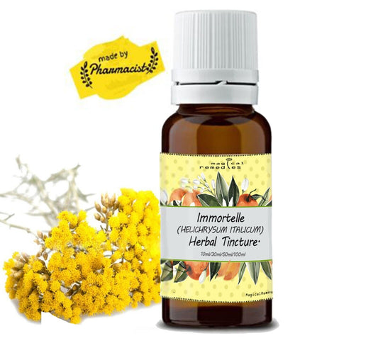 Helichrysum (Everlasting Flower) Herbal Tincture Extract. HELICHRYSUM ITALICUM