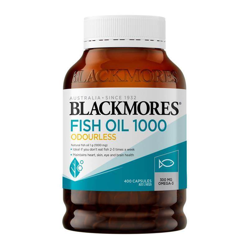 Blackmores Odourless Fish Oil 1000Mg 400 Capsules