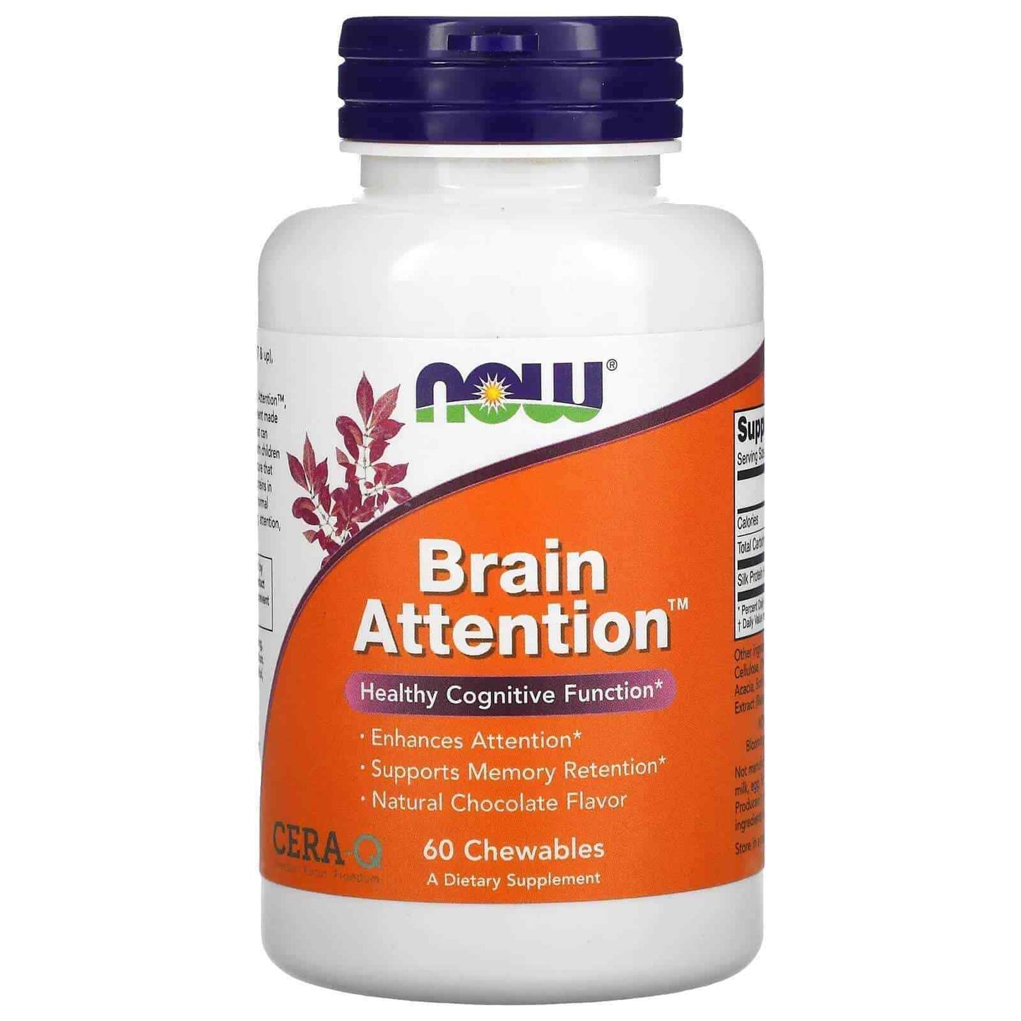 Brain Attention 60 Chewables Healthy Cognitive Function