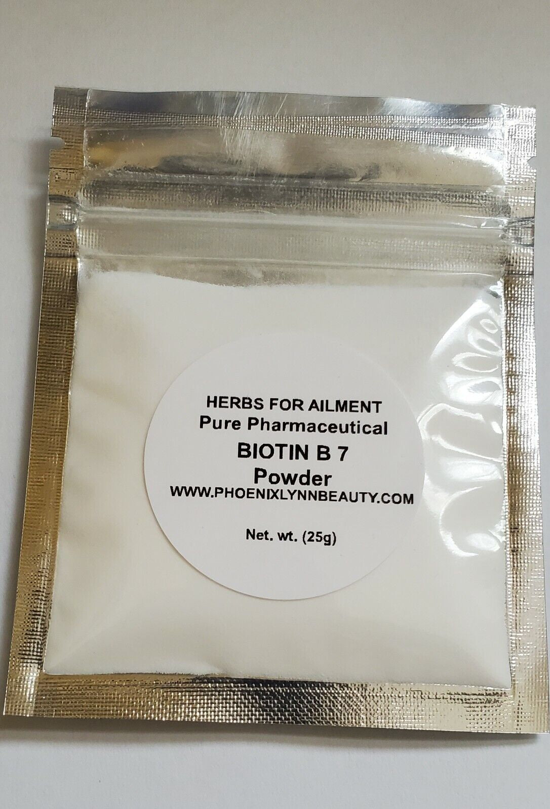 PURE BIOTIN VITAMIN B7 POWDER for Hair Skin Nail Maximum Strength US