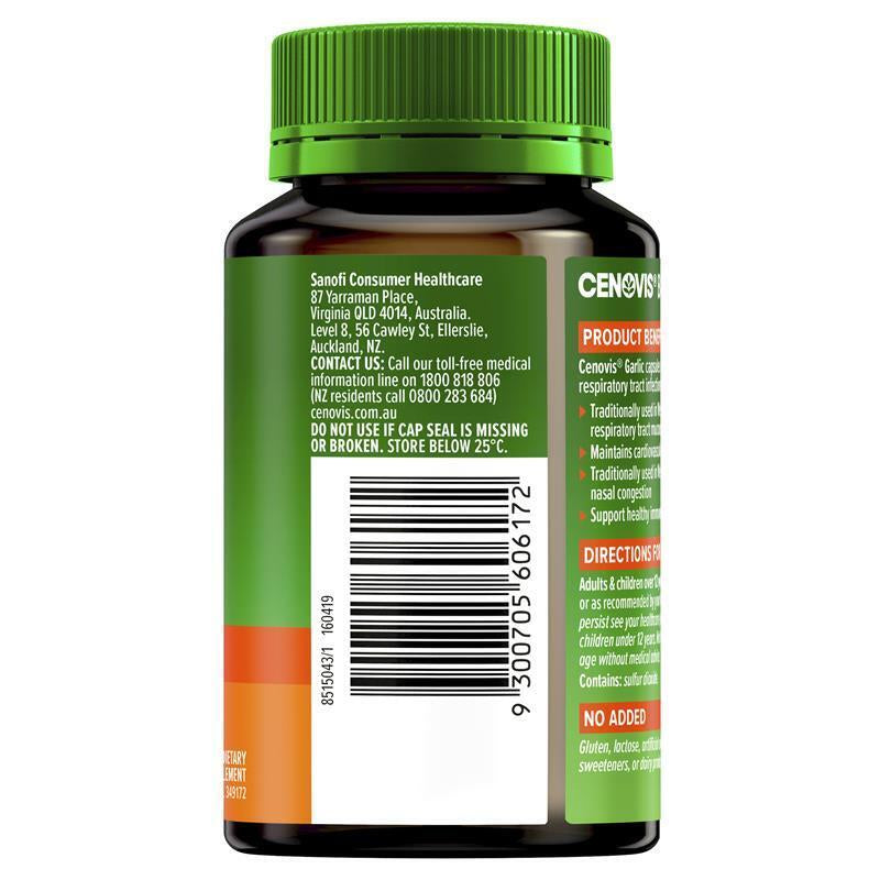 Cenovis Garlic - Immune Support - 100 Capsules