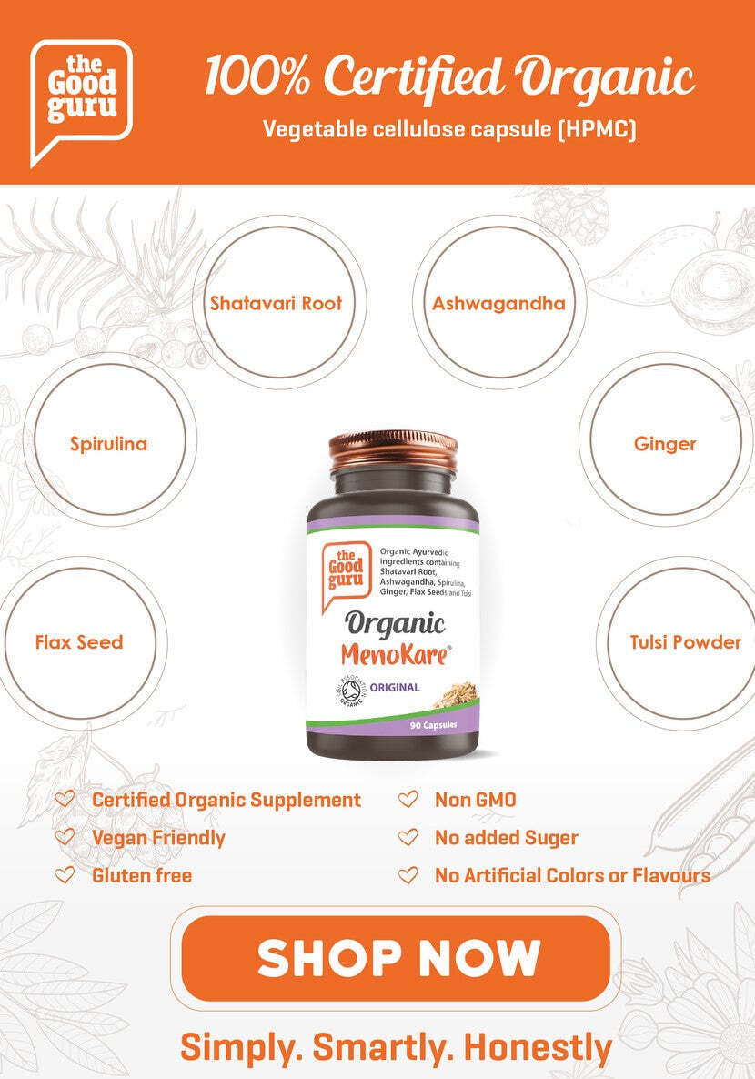 The Good Guru ORGANIC Menokare Original Supplements