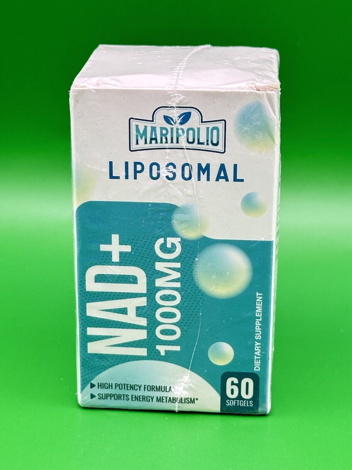 Maripolio Liposomal NAD+ 1000 Mg Highest NAD Pontecy 60 Softgels Exp 10/26