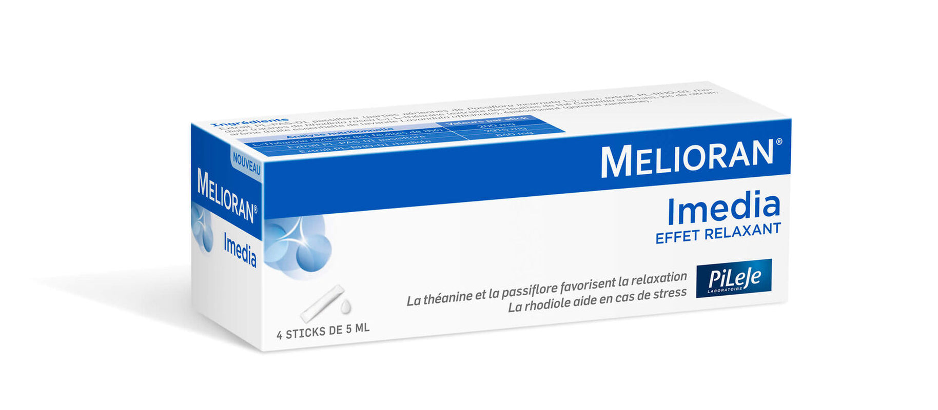 Pileje Melioran Imedia Anxiety and Stress Support 4 Sachets