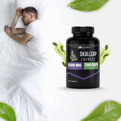 Skullcap Capsules | 1000Mg | 200 Count | Support Overall Health