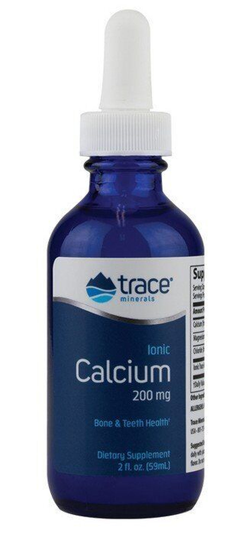 Trace Minerals Liquid Ionic Calcium - 200Mg 2 Fl Oz Liquid