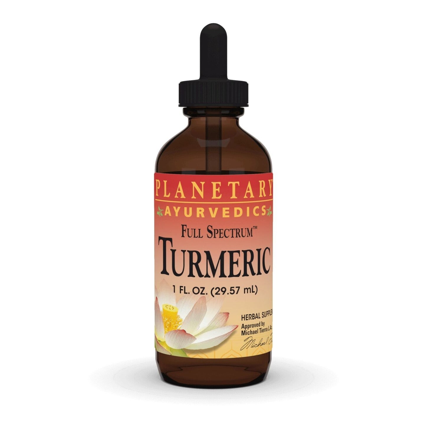 Planetary Herbals Turmeric Liquid Full Spectrum Ayurvedic 1 Oz Liquid