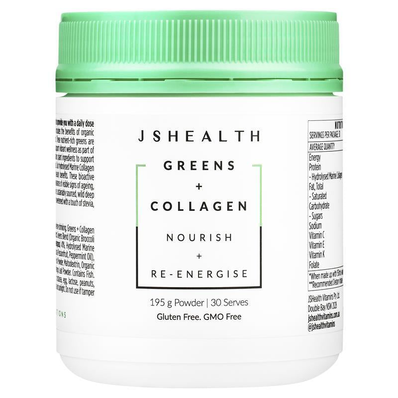 JSHEALTH Greens + Collagen 195G