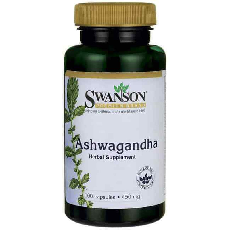 SWANSON Ashwagandha 450Mg (Ayurvedic Adaptogen) 100 Caps