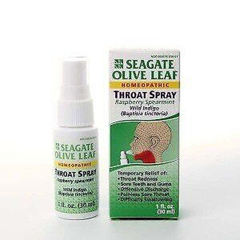 Seagate Vitamins Olive Leaf Throat Spray (Raspberry-Spe