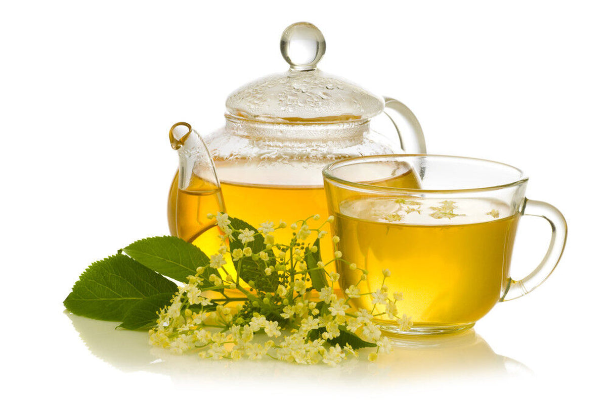 Elderflower Tea - 1 Oz (28G) Sampler Size - Loose Flower from 100% Nature