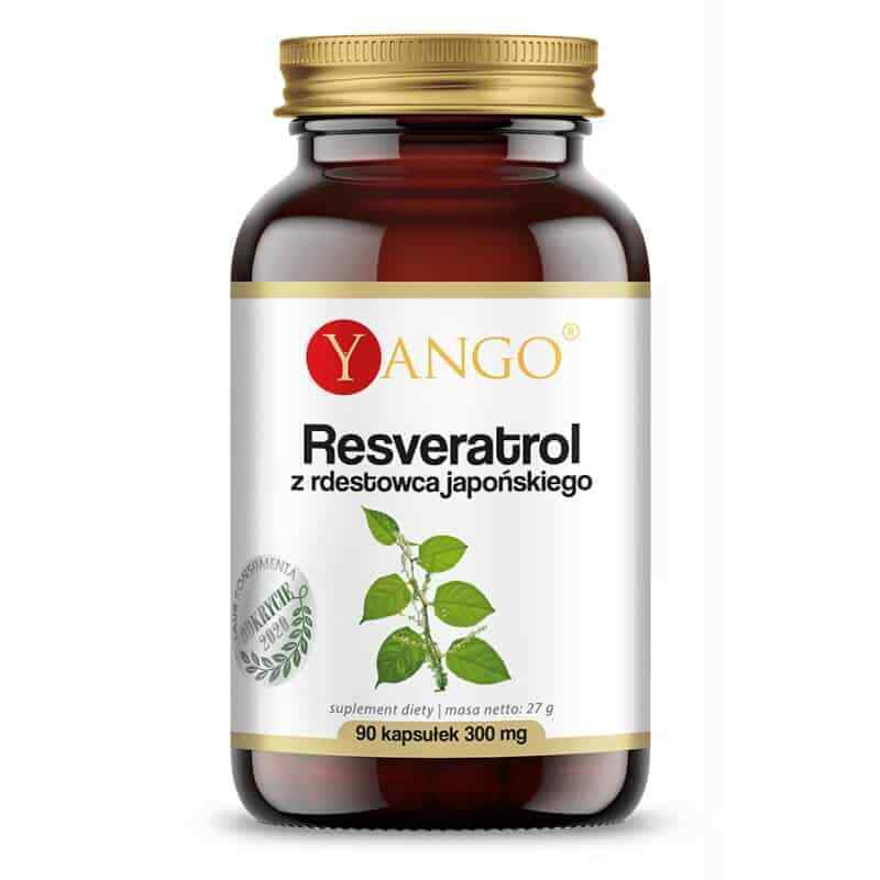 YANGO Resveratrol 300Mg (With Piperine) 90 Capsules