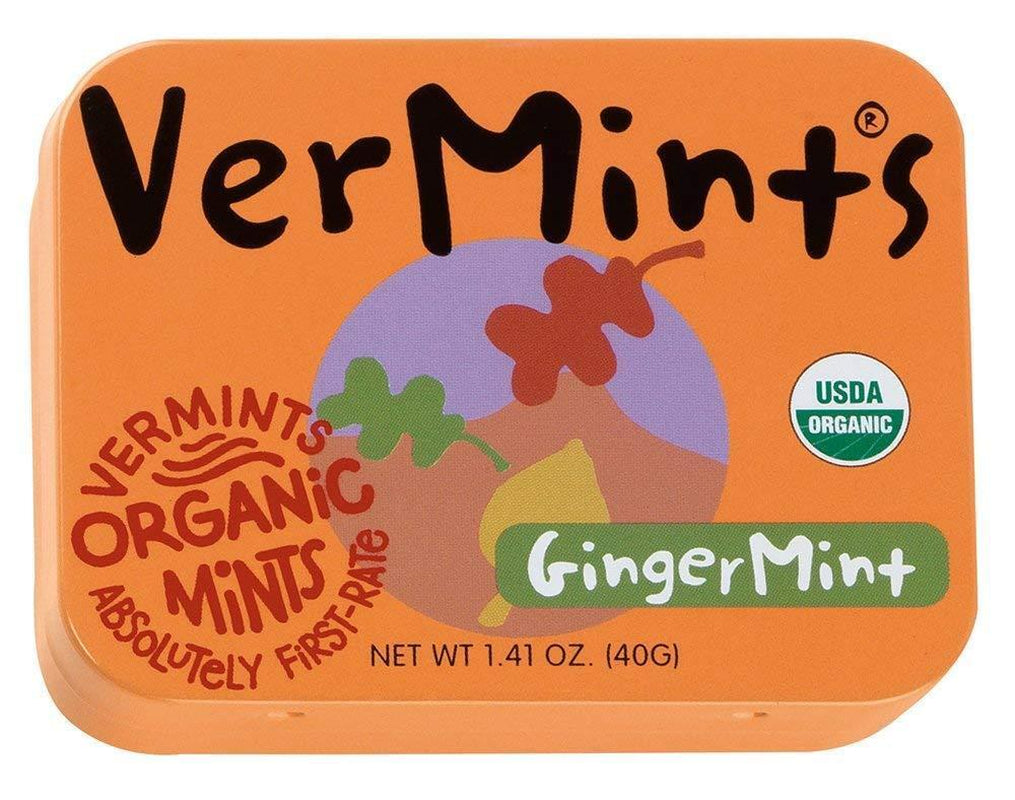 Vermints Organic Cinnamon Mints, 1.41Oz Tins (Pack of 6)