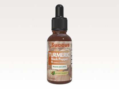 Turmeric W/ Black Pepper Tincture - (Highly Potent Curcumin) Alcohol Free