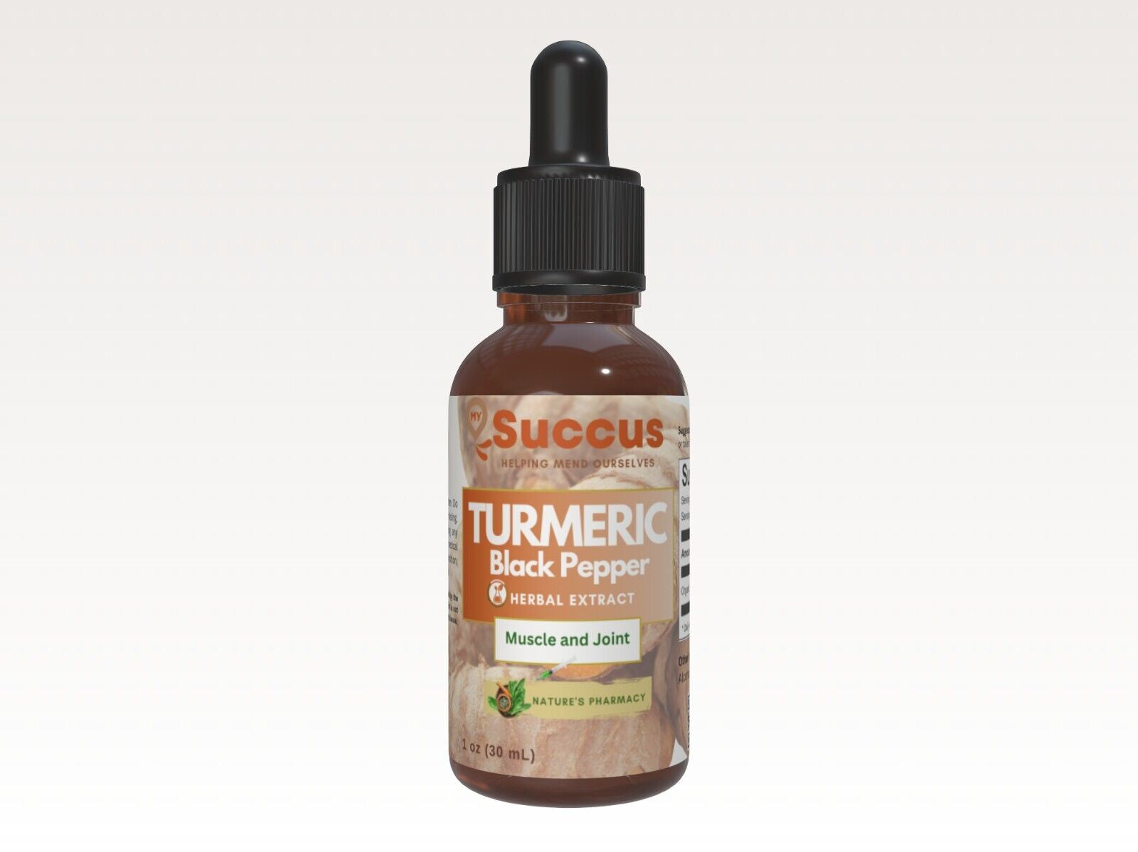 Turmeric W/ Black Pepper Tincture - (Highly Potent Curcumin)