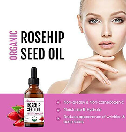 Rosehip Seed Oil Powerfully Whitens and Moisturizes Skin