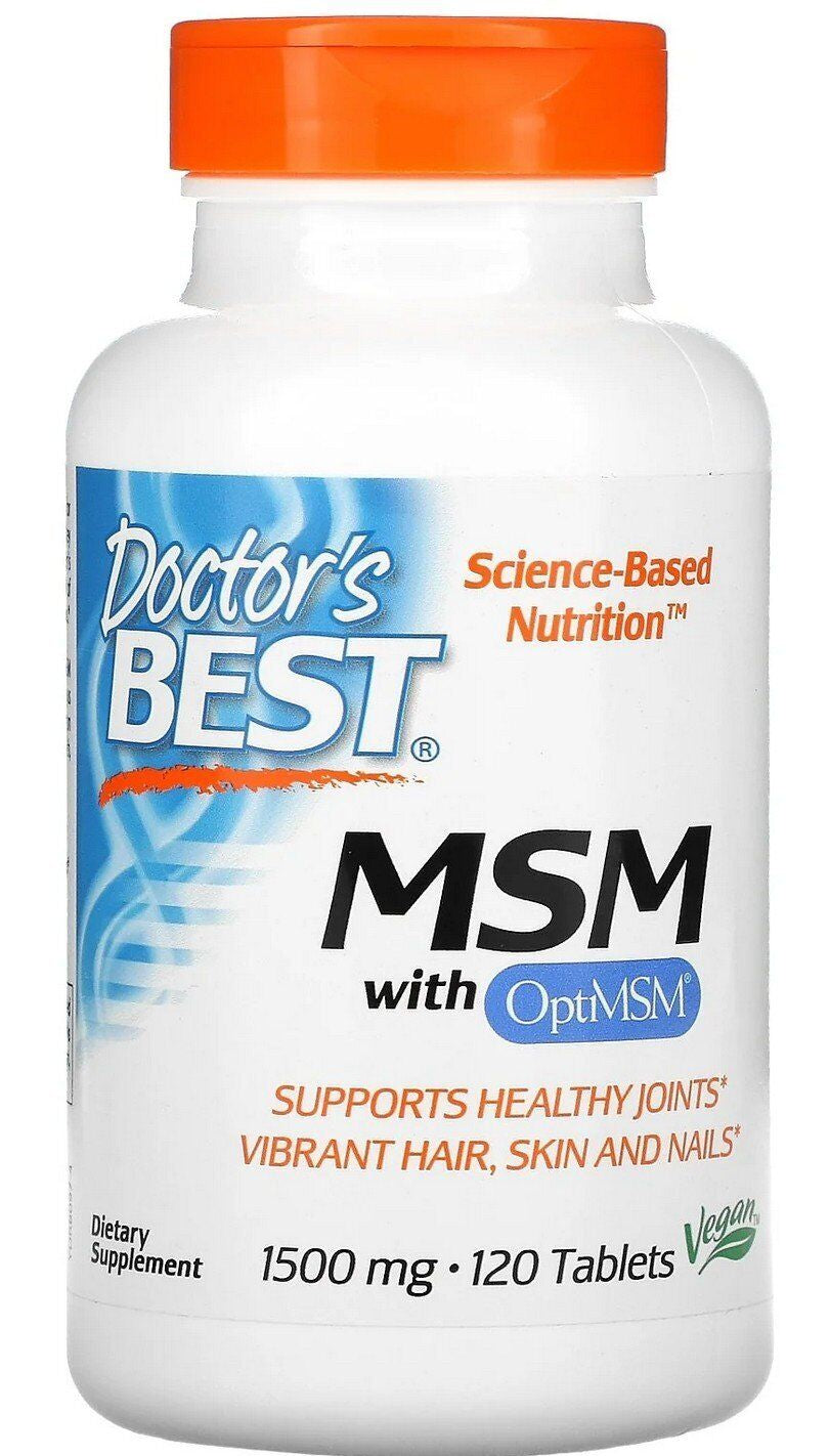 Doctors Best MSM with Optmsm 1500 Mg 120 Tablet