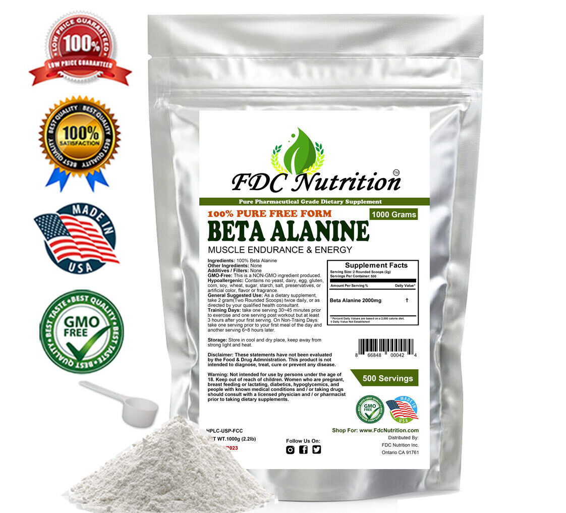 BETA ALANINE POWDER -Pure Powder-Recover