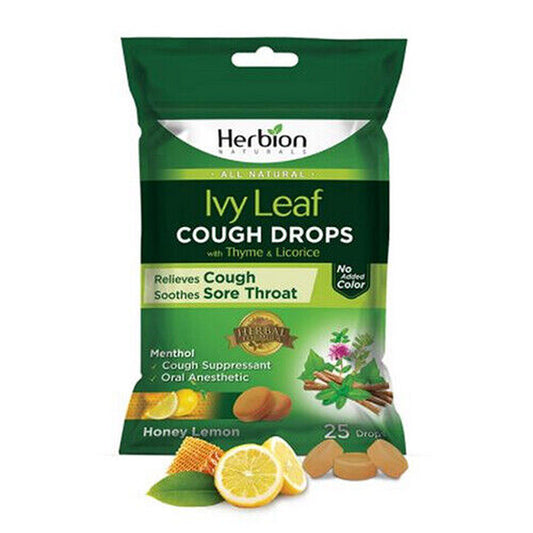 Ivy Leaf Cough Drops 25 Count by Herbion