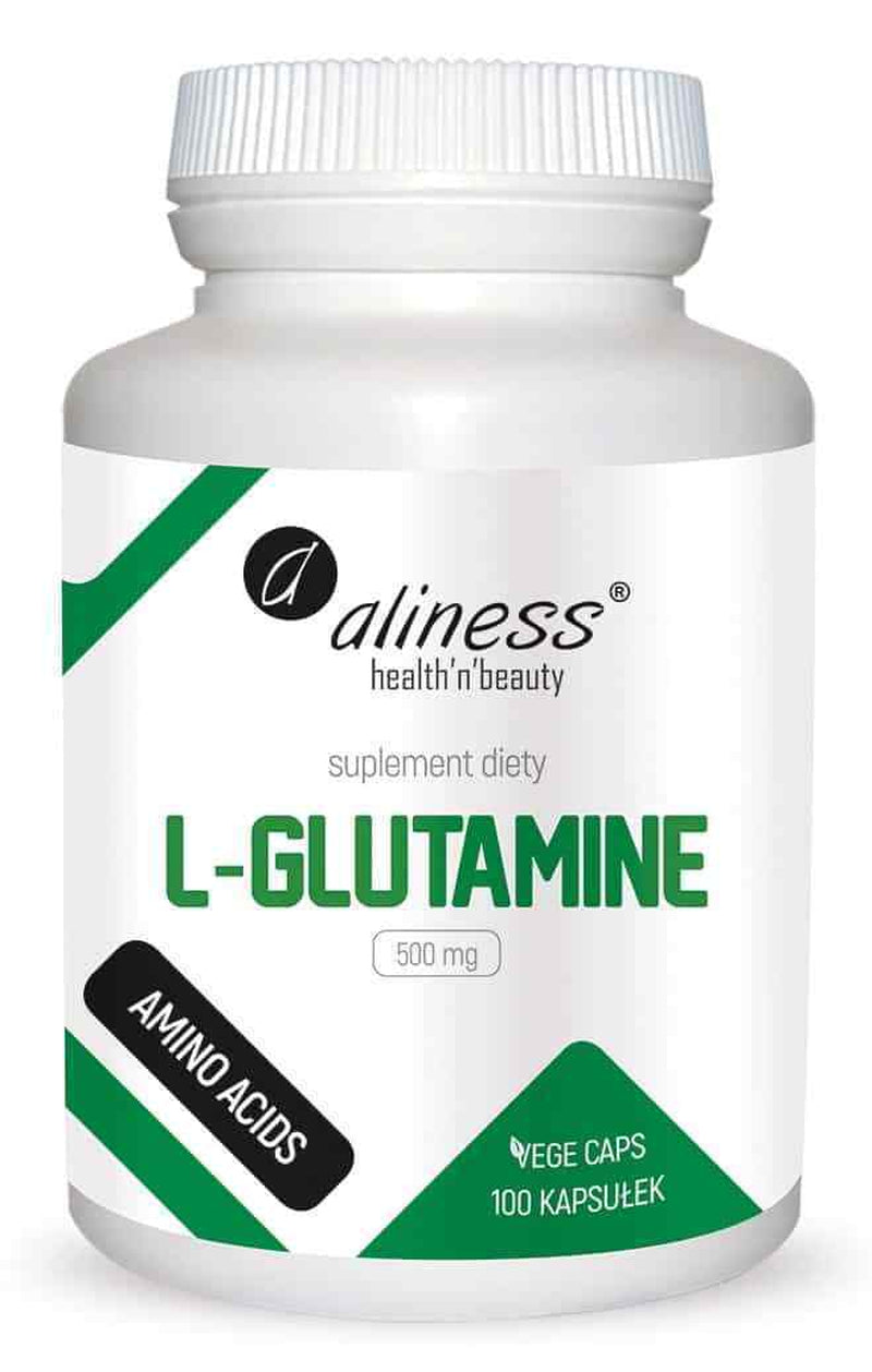 ALINESS L-Glutamine 500Mg 100 Vege Capsules